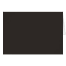 Background Colour - Chocolate Brown Greeting Card