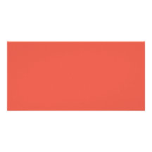 Background Colour - Coral Personalized Photo Card