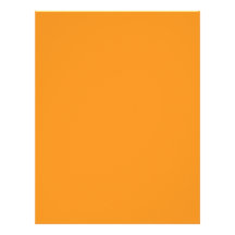 Background Colour - Orange Letterhead Design