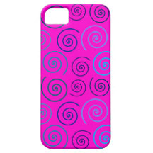 Background Pattern Swirl Design iPhone 5 Case