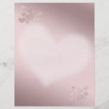 Background pearly pink Colour Personalized Flyer
