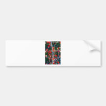 Backlit Red Bumper Stickers