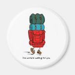 Backpacker Fridge Magnet