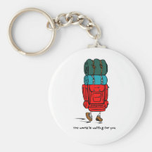 Backpacker Key Chain
