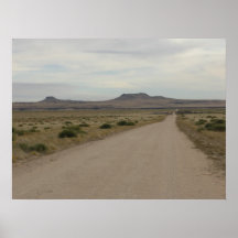 Backside of Rabbit Ear Mountain Poster