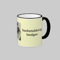 backstabbing badger mugs