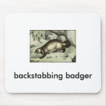 backstabbing badger mouse mats
