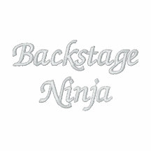 Backstage Ninja Embroidered Polo