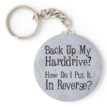 Backup Humour Keychain