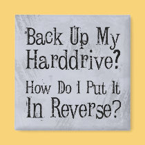 Backup Humour magnets