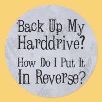Backup Humour stickers