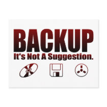 Backup! Post Cards