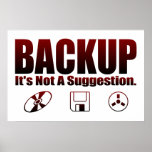 Backup! posters