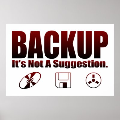 Backup! Poster by nakedzealot