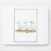 Backward Bill Mouse Pads