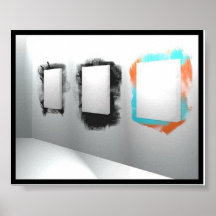Backwards Paintings Posters
