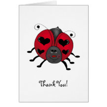 Backyard Buggies · Smiling Ladybug Card