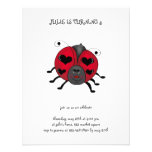 Backyard Buggies · Smiling Ladybug Personalized Invite