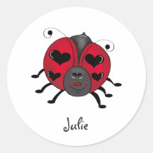 Backyard Buggies · Smiling Ladybug Sticker
