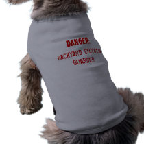 Backyard Chicken Guarder, DANGER: pet clothing