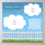 Backyard Fence Scrapbook Page