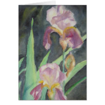 Backyard Ladies Note Card   by E. McClellan