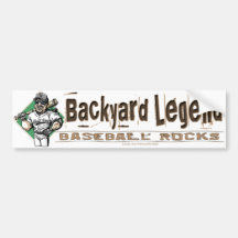 Backyard Legend Bumpersticker Bumper Stickers