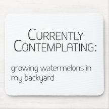 Backyard Watermelons - Mousepad