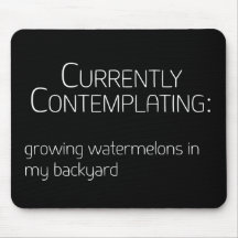 Backyard Watermelons - Mousepad