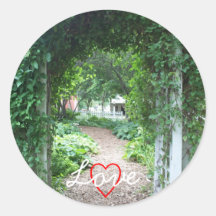 Backyard Wedding - Love Sticker