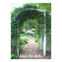 Backyard Wedding - Save the Date Invitation