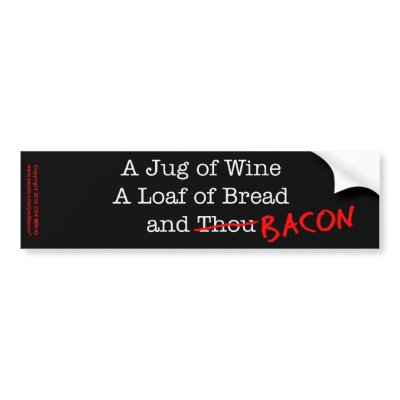 Bacon A Jug of Wine by justbacon
