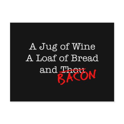 Bacon A Jug of Wine by justbacon