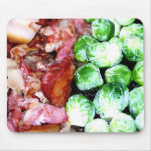 Bacon and Brussels Mouse Pads