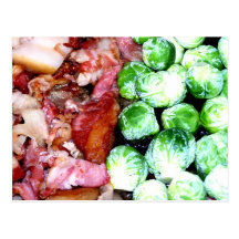 Bacon and Brussels Postcards