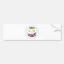 Bacon and Eggs Bumper Stickers