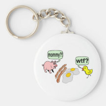 Bacon And Eggs Nightmare Key Chain