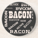 Bacon Bacon Bacon Beverage Coaster