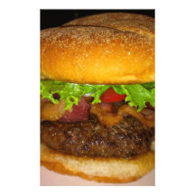 BACON BURGER CUSTOMIZED STATIONERY