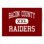 Bacon County - Raiders - High - Alma Georgia Card