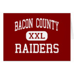 Bacon County - Raiders - Middle - Alma Georgia Greeting Card