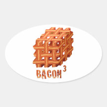 Bacon Cubed Sticker
