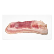 bacon custom photo card