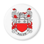 Bacon Family Crest Refrigerator Magnets