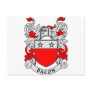 Bacon Family Crest Postcard