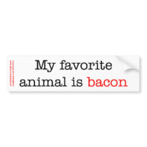 Bacon Favourite Animal