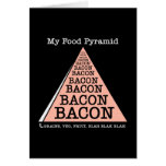 Bacon Food Pyramid cards