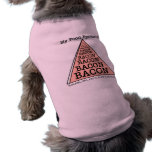Bacon Food Pyramid pet clothing
