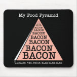 Bacon Food Pyramid Mousepad