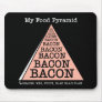 Bacon Food Pyramid Mousepad